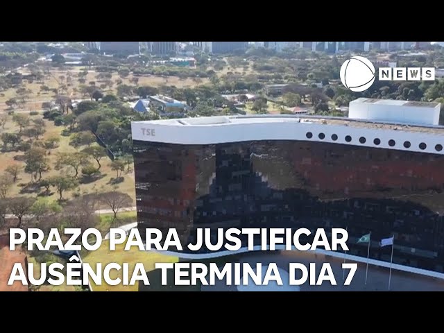 ⁣Prazo para justificar ausência nas eleições termina dia 7 de janeiro