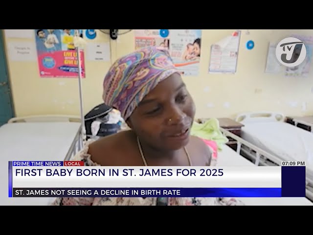 ⁣1st Baby Born in St. James for 2025 | TVJ News