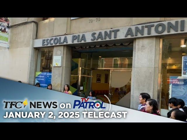 ⁣TFC News on TV Patrol | January 2, 2025