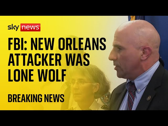 ⁣FBI believes New Orleans attacker was lone wolf - with 'no definitive link' to Cybertruck 