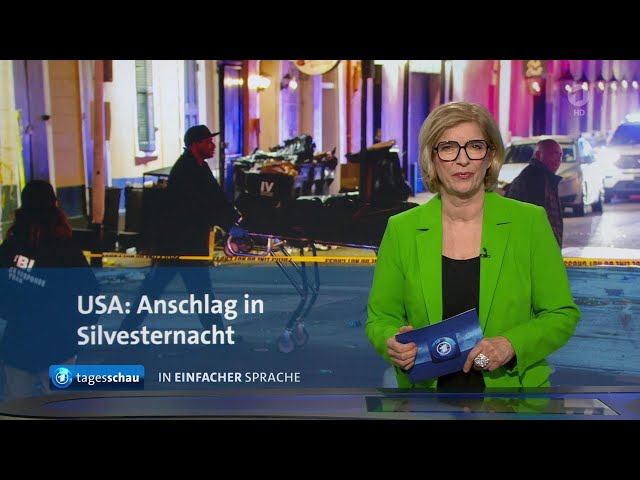 ⁣tagesschau in Einfacher Sprache 19:00 Uhr, 02.01.2025