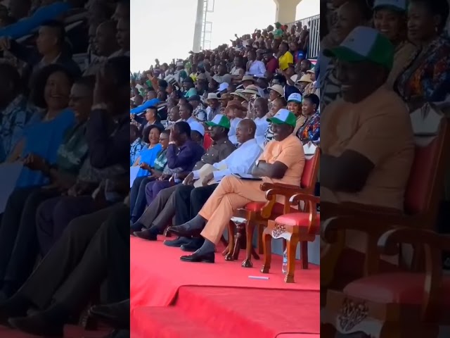 ⁣MUSEVENI, RUTO & RAILA ODINGA EXCITE KENYANS WITH RARE DANCE MOVES AT A KENYAN INAUGURATION EVEN