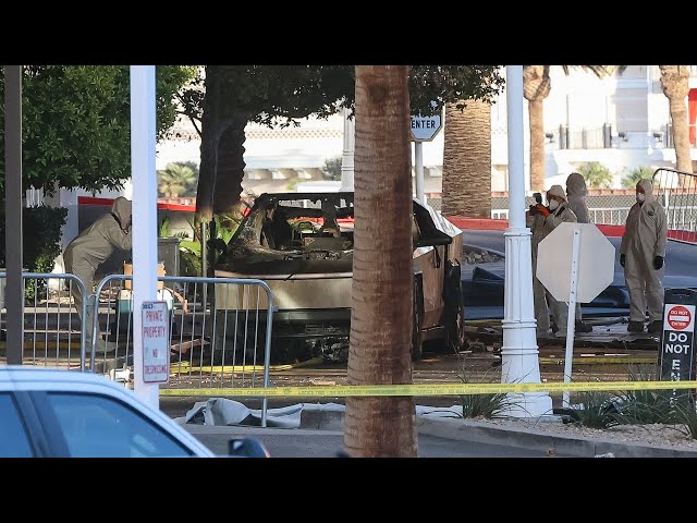 ⁣Watch Live: Las Vegas police give details about Tesla Cybertruck explosion outside Trump hotel