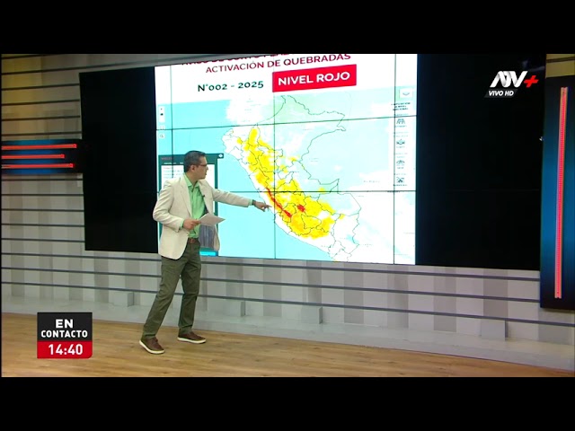 ⁣Senamhi alerta posible activación de quebradas en diferentes zonas del Perú