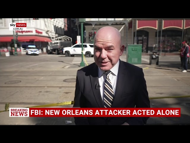 ⁣FBI says New Orleans truck attacker acted alone