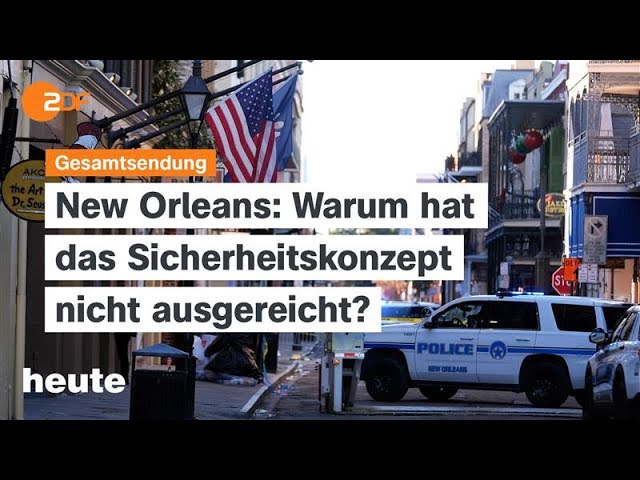 ⁣heute 19:00 Uhr vom 02.01.2025 New Orleans nach Anschlag, Schengen-Beitritt Rumäniens und Bulgariens