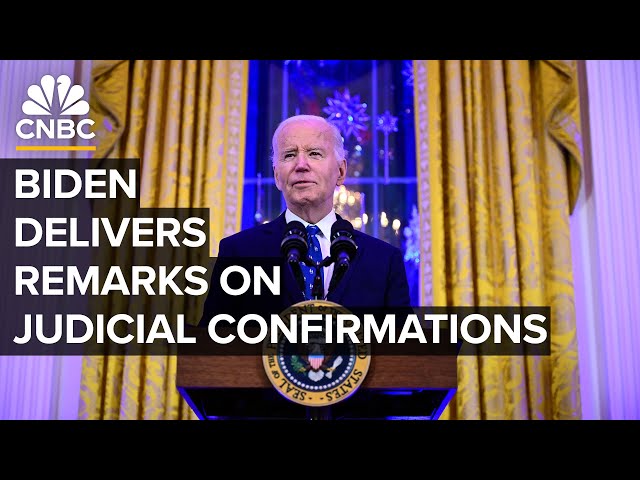 ⁣President Biden delivers remarks on securing 235 judicial confirmations — 1/2/2025