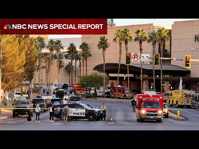 ⁣LIVE: Officials update on Tesla Cybertruck blast outside Las Vegas Trump hotel | NBC News