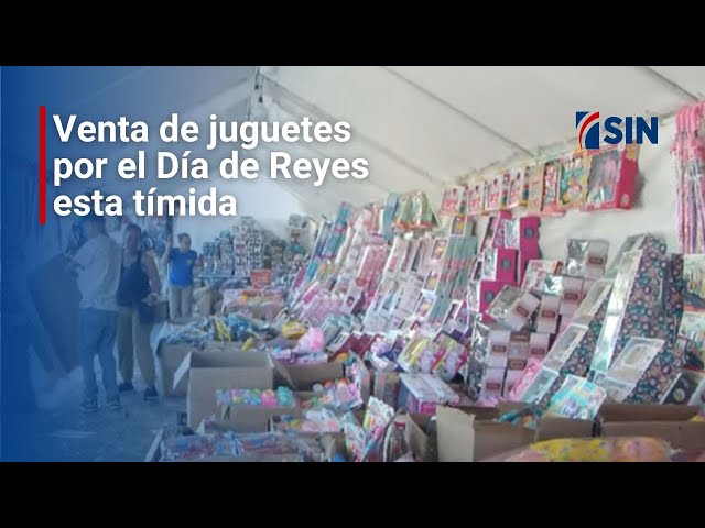 ⁣Venta de juguetes por el Día de Reyes esta tímida