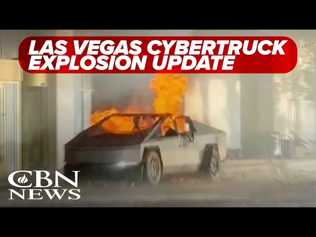 ⁣LIVE: Update on Yesterday's Cybertruck Explosion in Las Vegas | CBN News