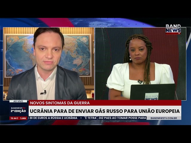 ⁣Ucrânia para de enviar gás russo para União Europeia| BandNews TV