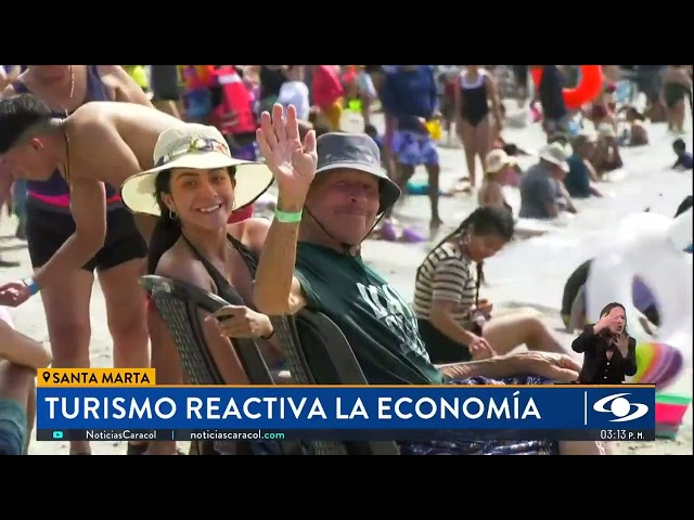 ⁣Turismo reactiva la economía en Santa Marta