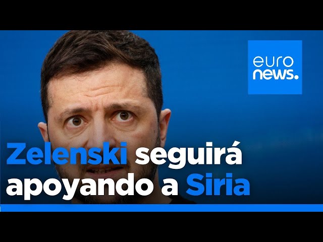 ⁣Ucrania seguirá apoyando a Siria con ayuda humanitaria, según Zelenski