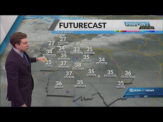 ⁣Thursday Midday Forecast, Jan. 2, 2024