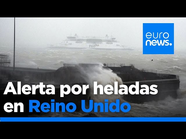 ⁣Alerta por temperaturas bajo cero en Reino Unido con heladas y nevadas copiosas