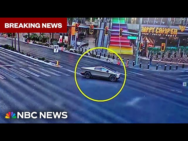 ⁣Las Vegas police: Suspect likely shot himself before Cybertruck explosion