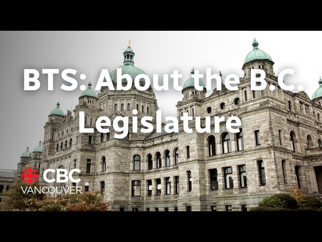 ⁣Behind the scenes at the B.C. Legislature