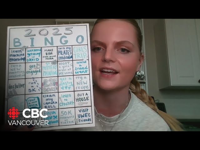 ⁣How to create a 2025 bingo card to help with goal-setting