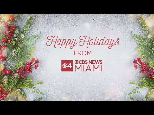 ⁣Happy Holidays from CBS News Miami