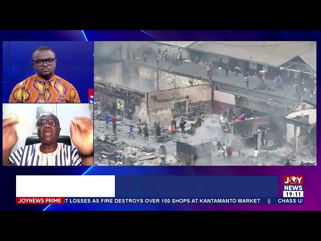 ⁣Ghana National Fire Service appeals for more logistics to combat fire  | Joy News Prime (2-1-25)