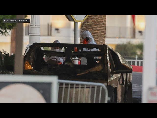 ⁣Police release new details in Tesla cybertruck explosion outside of Trump hotel in Vegas | Quickcast