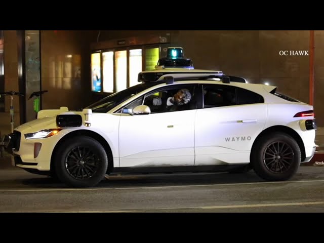 ⁣Man arrested after attempting to hijack self-driving Waymo taxi in downtown LA