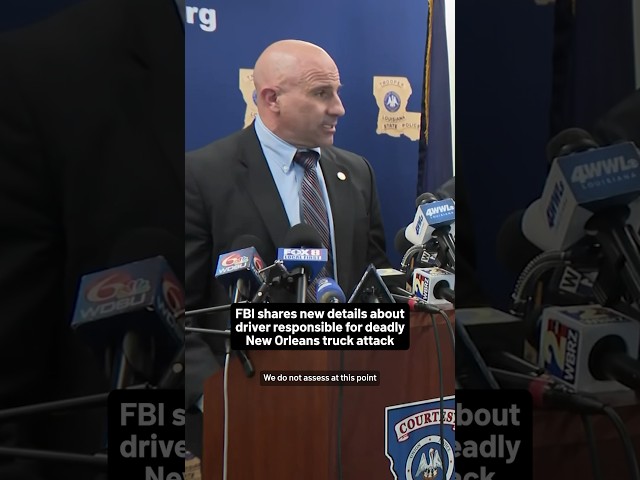 ⁣FBI shares NEW DETAILS about driver responsible for deadly New Orleans truck attack