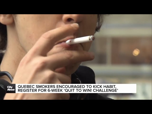 ⁣Quit to Win! Challenge encourages Quebecers to quit smoking and vaping