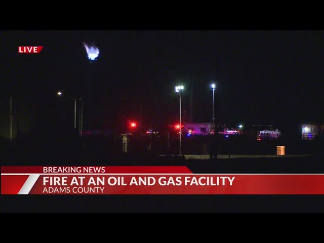 ⁣Petroleum facility fire spurs shelter-in-place in Adams County