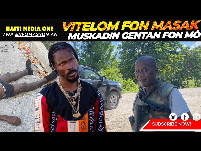 ⁣Vitelom Fon masak Nan Dival, Komisè Muscadin Kraze Tèt Yon Bandi