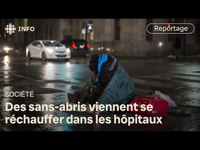 ⁣Pendant l'hiver, la crise de l'itinérance s'invite dans les hôpitaux