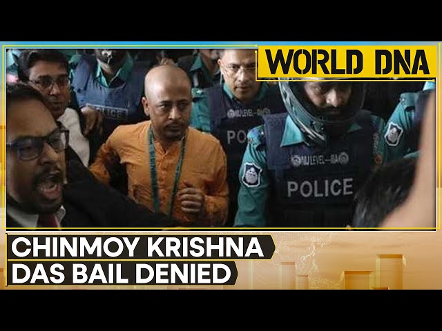 ⁣Bangladesh Court Denies Bail To Chinmoy Krishna Das; Hearing Held Under Tight Security | WION