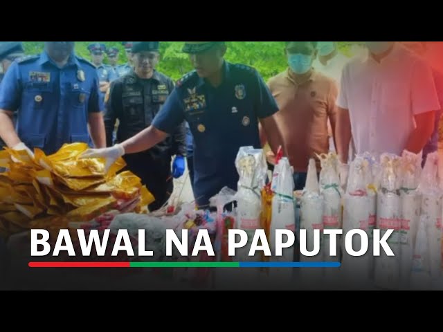 ⁣Halos P300,000 bawal na paputok, nakumpiska sa Rizal | ABS-CBN News