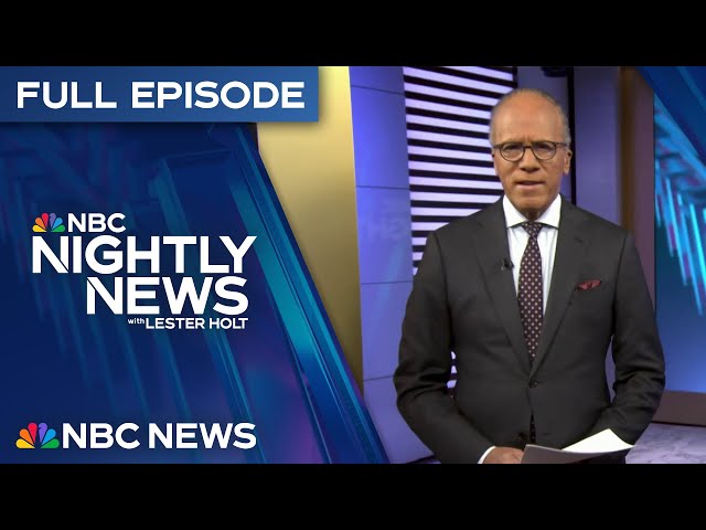 ⁣Nightly News Full Episode - Jan. 2