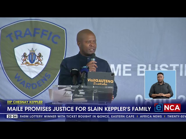 ⁣Maile promises justice for Chesnay Keppler's family