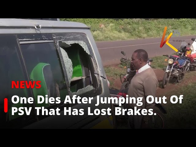 ⁣Woman Dies After Jumping from Out-of-Control Matatu in Kirinyaga.