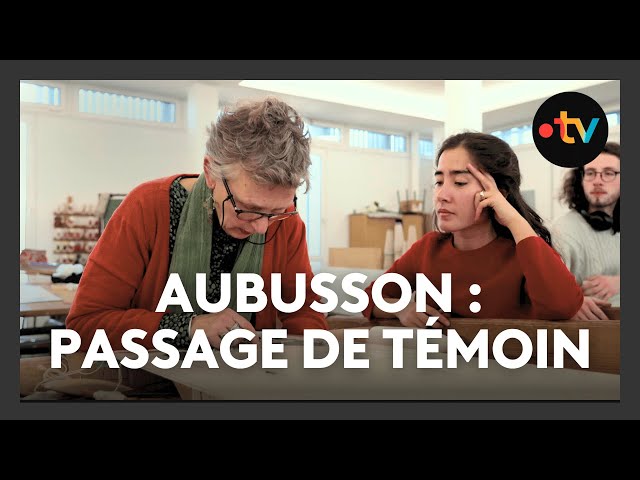 ⁣L'art du tissage, né il y a six siècles en Creuse, se transmet toujours à Aubusson