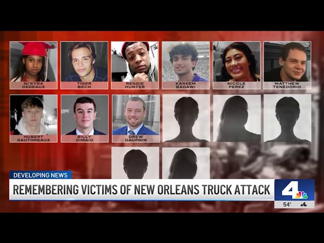 ⁣Remembering the victims of the New Orleans truck attack