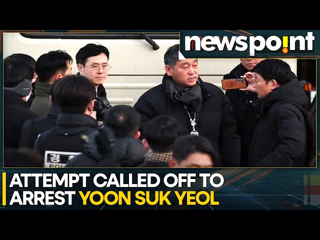 ⁣South Korean Investigators Halt Attempt To Arrest Impeached President | World News | WION Newspoint