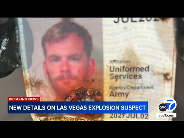 ⁣Suspect in Las Vegas Cybertruck explosion was Army member on leave