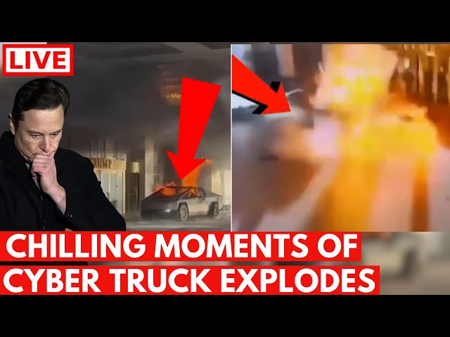 ⁣Live: Tesla Cyber Truck Blast In Las Vegas News Updates | Chilling Moments Of Cyber Truck Blast