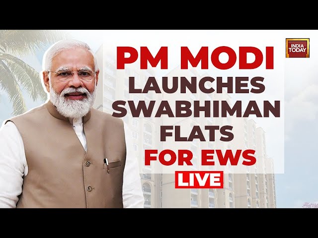 ⁣PM Modi LIVE: PM Modi Launches Swabhiman Flats in Delhi | PM Modi Live From Delhi's Ashok Vihar