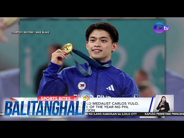 ⁣PHL Olympic double gold medalist Carlos Yulo, kinilalang 2024 Athlete of the Year... | Balitanghali