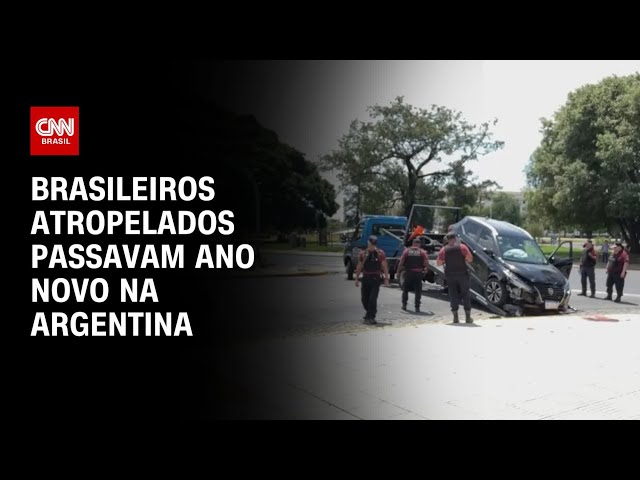 ⁣Brasileiros atropelados passavam Ano Novo na Argentina | CNN NOVO DIA