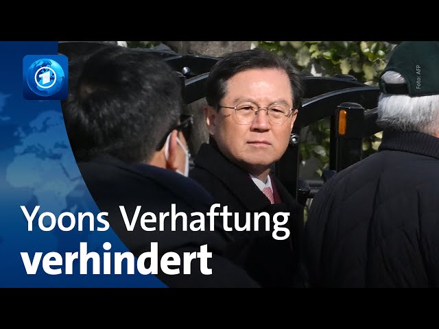 ⁣Südkorea: Militär verhindert Verhaftung des suspendierten Staatschefs Yoon