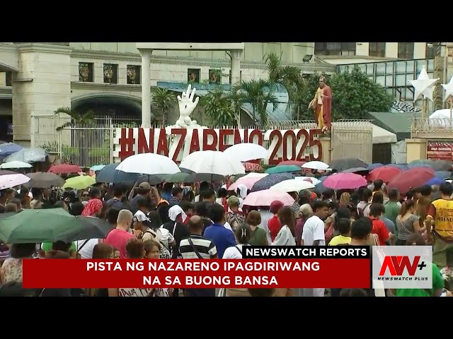 ⁣Pista ng Jesus Nazareno ipagdiriwang sa buong bansa | NewsWatch Reports