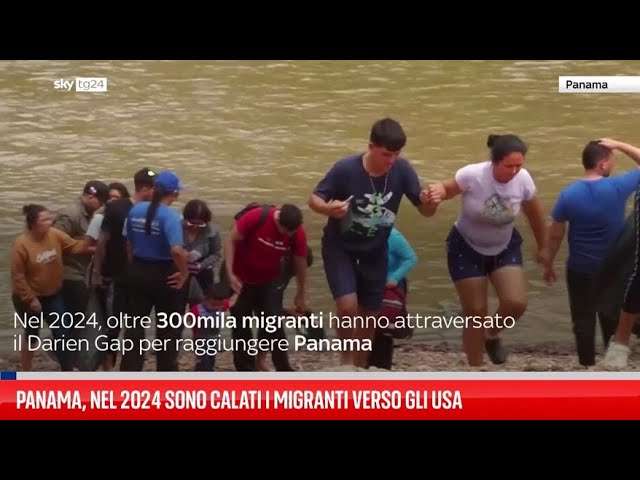 ⁣Panama, nel 2024 sono calati i migranti verso gli USA