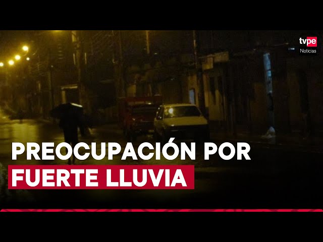 ⁣Intensa lluvia sorprende a vecinos de Lima y Callao durante la madrugada