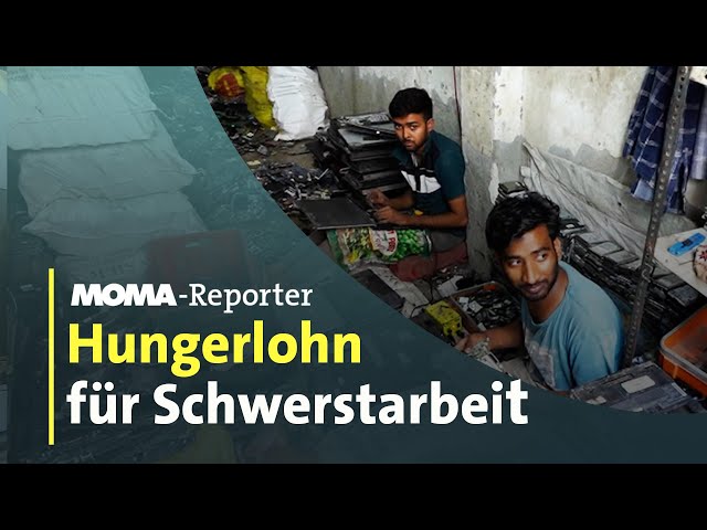 ⁣MOMA-Reporter: Giftiger Elektroschrott in Indiens Slums I ARD Morgenmagazin