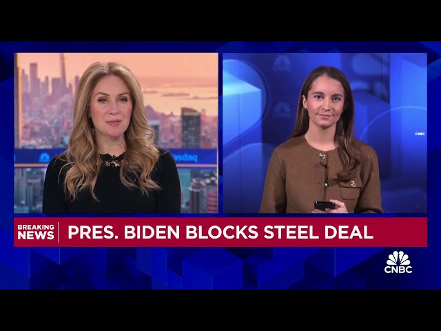 ⁣President Biden blocks Nippon-U.S. Steel deal